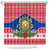 Philippines Christmas Shower Curtain Filipino Parol Maligayang Pasko LT05 Red - Polynesian Pride