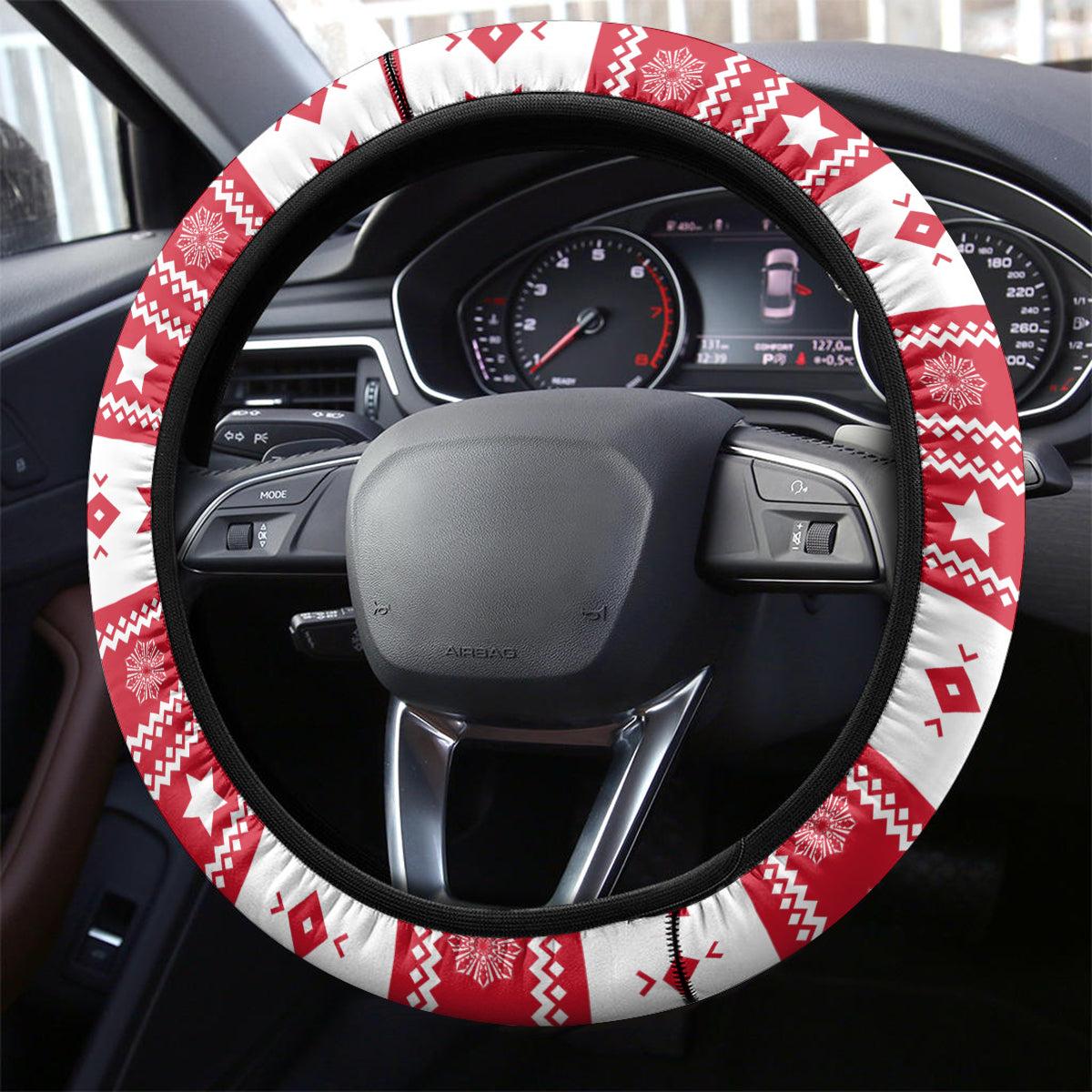 Philippines Christmas Steering Wheel Cover Filipino Parol Maligayang Pasko LT05 - Polynesian Pride