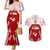 Custom Tonga Rugby Couples Matching Mermaid Dress and Hawaiian Shirt 2023 Pacific Championships Kupesi Ngatu Mate Maa LT05 Red - Polynesian Pride