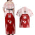 Custom Tonga Rugby Couples Matching Off Shoulder Maxi Dress and Hawaiian Shirt 2023 Pacific Championships Kupesi Ngatu Mate Maa LT05 - Polynesian Pride