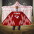 Tonga Rugby Hooded Blanket 2023 Pacific Championships Kupesi Ngatu Mate Maa LT05 One Size Red - Polynesian Pride