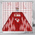 Tonga Rugby Shower Curtain 2023 Pacific Championships Kupesi Ngatu Mate Maa LT05 - Polynesian Pride