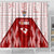 Tonga Rugby Shower Curtain 2023 Pacific Championships Kupesi Ngatu Mate Maa LT05 - Polynesian Pride