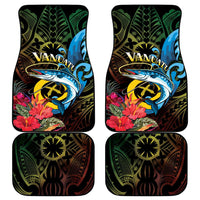Vanuatu Fishing Car Mats It's Time To Fish LT05 - Polynesian Pride