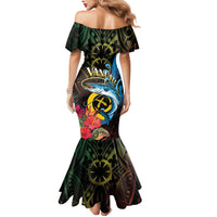 Vanuatu Fishing Mermaid Dress It's Time To Fish LT05 - Polynesian Pride