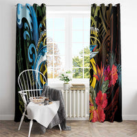 Vanuatu Fishing Window Curtain It's Time To Fish LT05 - Polynesian Pride