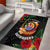 French Polynesia Outrigger Canoe Race Area Rug Tropical Vibe