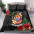 French Polynesia Outrigger Canoe Race Bedding Set Tropical Vibe