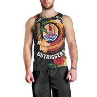 Personalised French Polynesia Outrigger Canoe Race Men Tank Top Tropical Vibe LT05 - Polynesian Pride