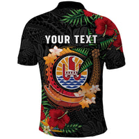 Personalised French Polynesia Outrigger Canoe Race Polo Shirt Tropical Vibe LT05 - Polynesian Pride