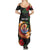 Personalised French Polynesia Outrigger Canoe Race Summer Maxi Dress Tropical Vibe