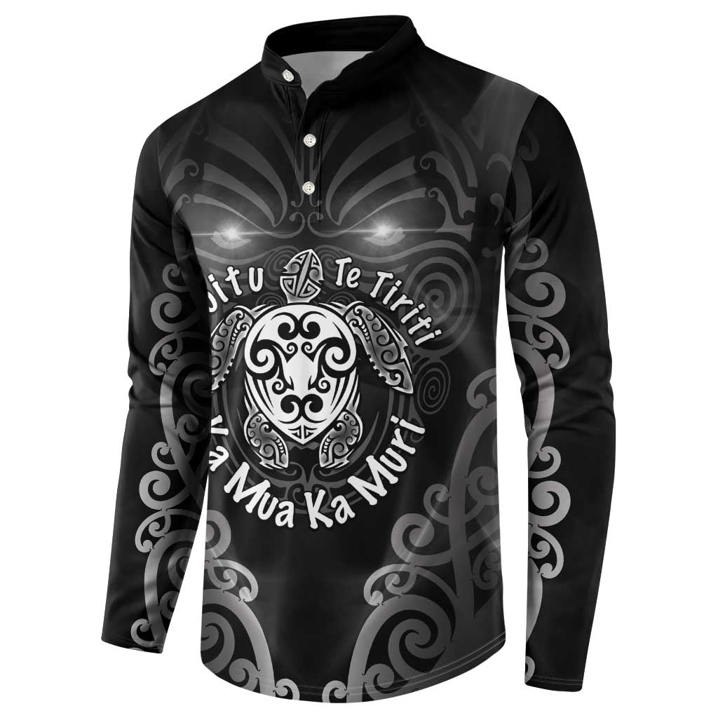 Aotearoa Toitu Te Tiriti Button Sweatshirt Ka Mua Ka Muri LT05 - Polynesian Pride