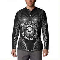 Aotearoa Toitu Te Tiriti Button Sweatshirt Ka Mua Ka Muri LT05 - Polynesian Pride