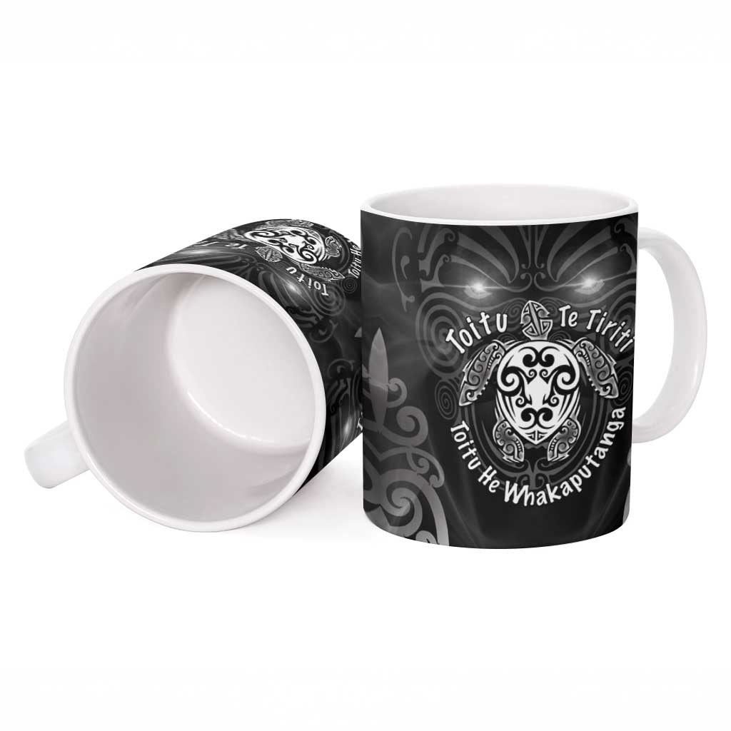 Aotearoa Toitu Te Tiriti Ceramic Mug Ka Mua Ka Muri LT05 - Polynesian Pride