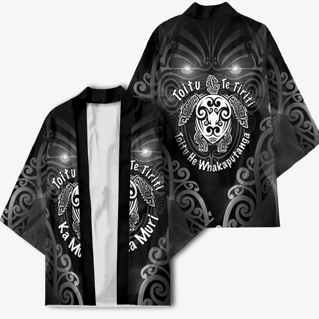 Aotearoa Toitu Te Tiriti Kimono Ka Mua Ka Muri LT05 - Polynesian Pride