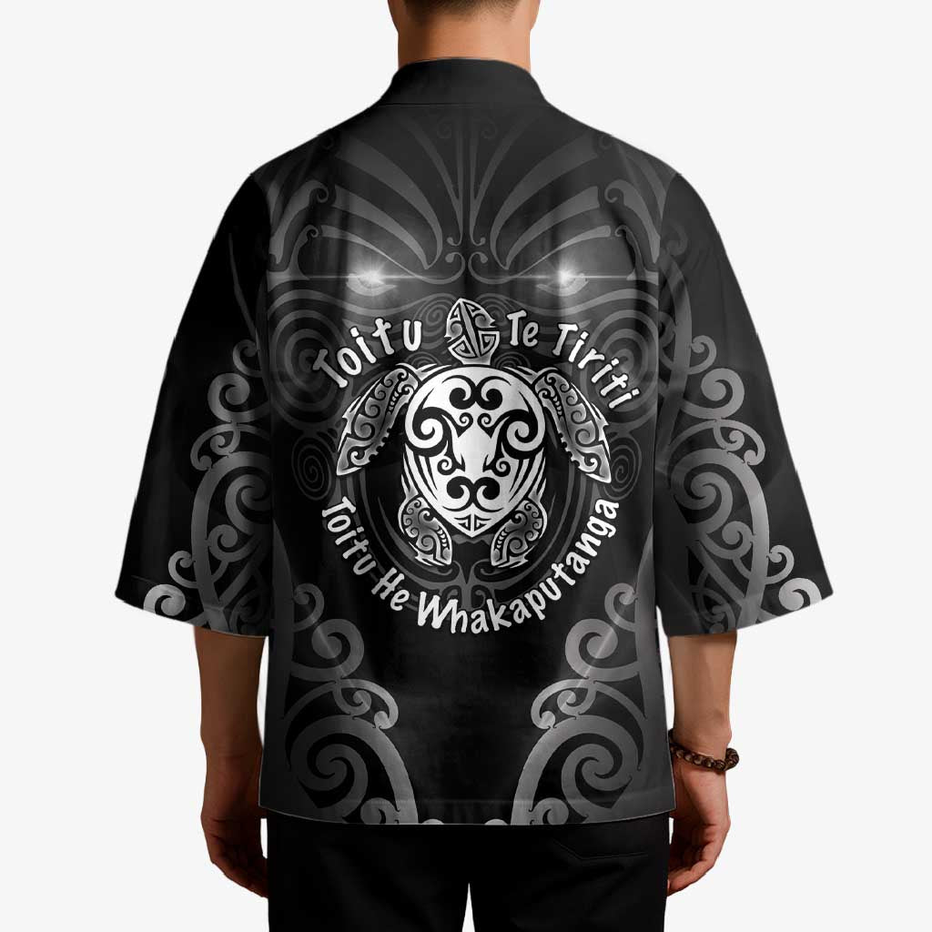 Aotearoa Toitu Te Tiriti Kimono Ka Mua Ka Muri LT05 - Polynesian Pride