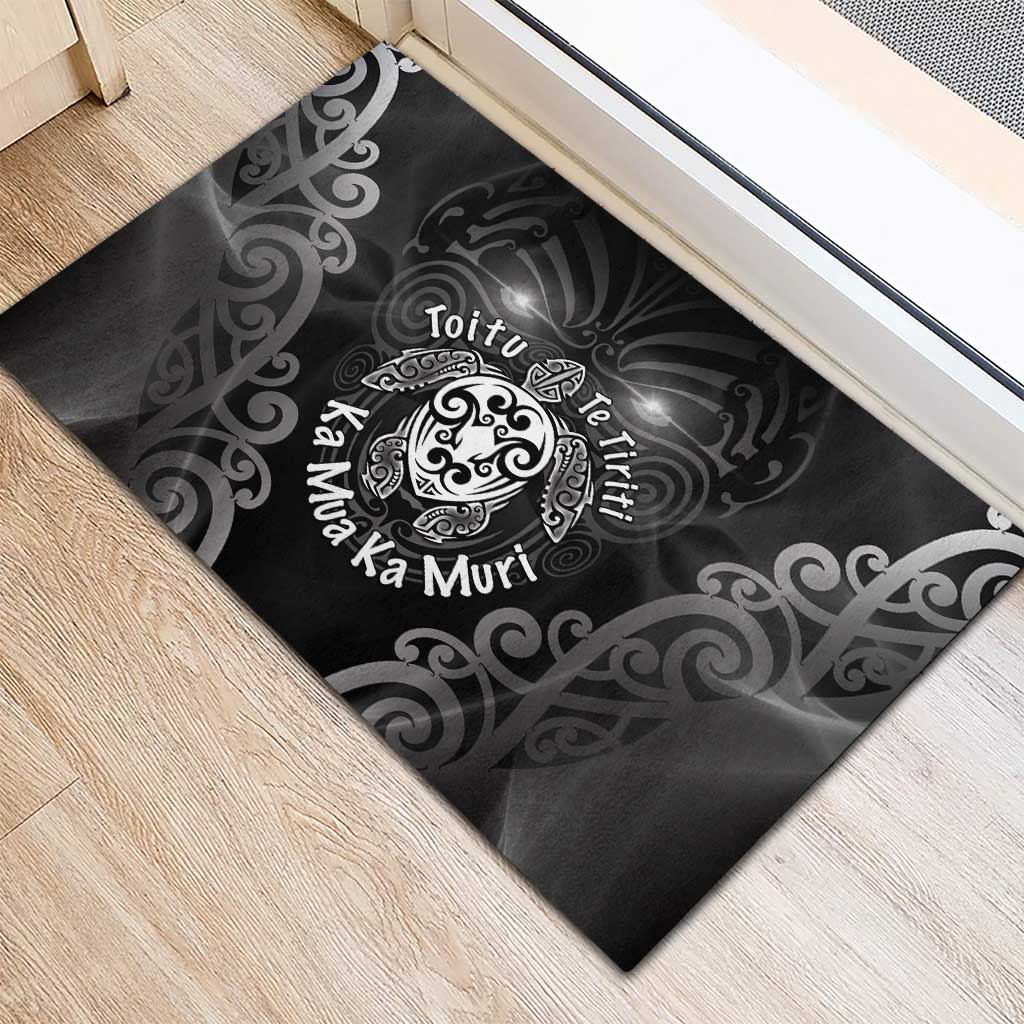 Aotearoa Toitu Te Tiriti Rubber Doormat Ka Mua Ka Muri LT05 - Polynesian Pride