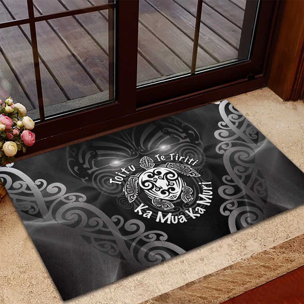 Aotearoa Toitu Te Tiriti Rubber Doormat Ka Mua Ka Muri LT05 - Polynesian Pride