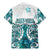 New Zealand Aotearoa Kia Ora Family Matching Mermaid Dress and Hawaiian Shirt Paua Shell Maori Silver Fern LT05 - Polynesian Pride