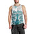 New Zealand Aotearoa Kia Ora Men Tank Top Paua Shell Maori Silver Fern LT05 - Polynesian Pride