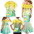 Personalised Cook Islands Kia Orana Family Matching Mermaid Dress and Hawaiian Shirt Polynesian Turtle With Circle Stars LT05 - Polynesian Pride