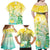 Personalised Cook Islands Kia Orana Family Matching Off Shoulder Maxi Dress and Hawaiian Shirt Polynesian Turtle With Circle Stars LT05 - Polynesian Pride