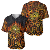 New Zealand Tamanuitera The Sun Baseball Jersey Maori Pattern LT05 - Polynesian Pride