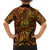 New Zealand Tamanuitera The Sun Family Matching Off The Shoulder Long Sleeve Dress and Hawaiian Shirt Maori Pattern