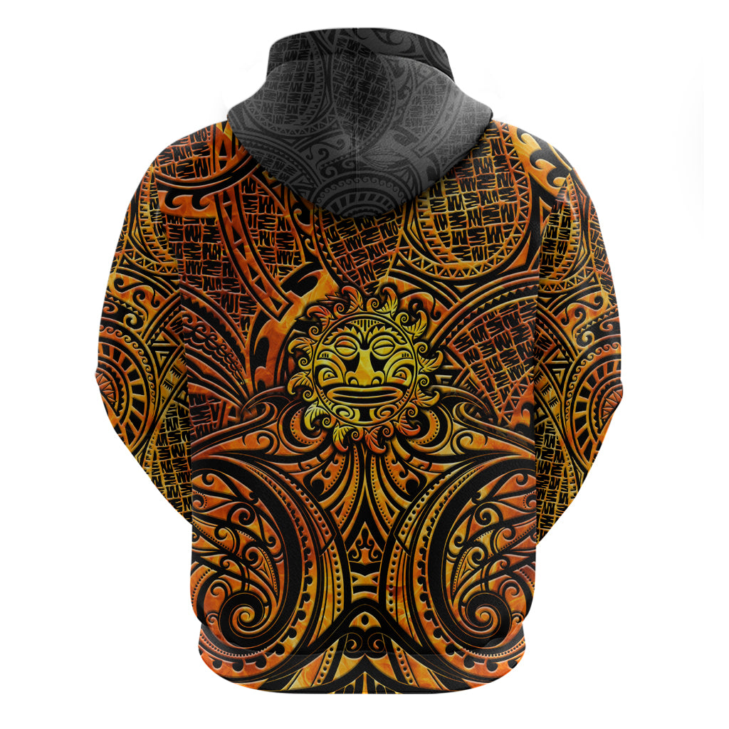 New Zealand Tamanuitera The Sun Hoodie Maori Pattern LT05 - Polynesian Pride
