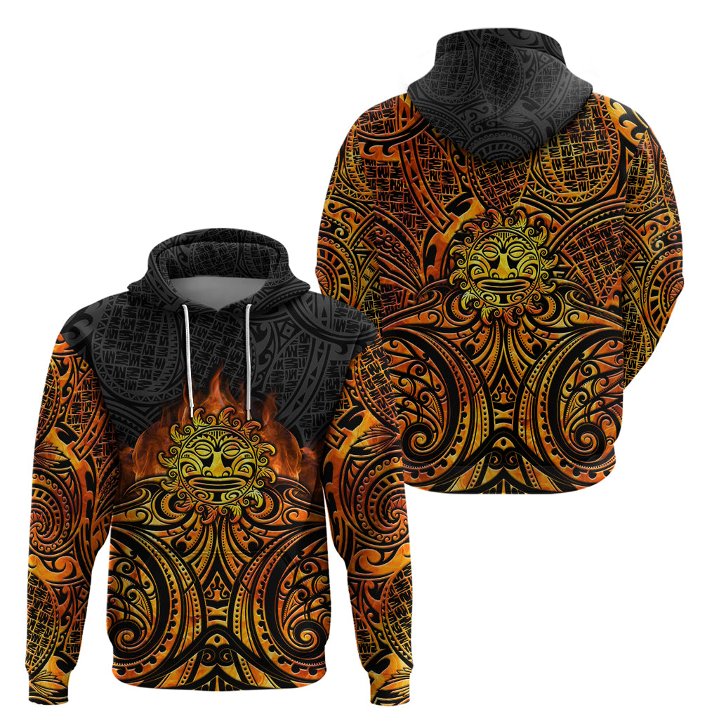 New Zealand Tamanuitera The Sun Hoodie Maori Pattern LT05 - Polynesian Pride