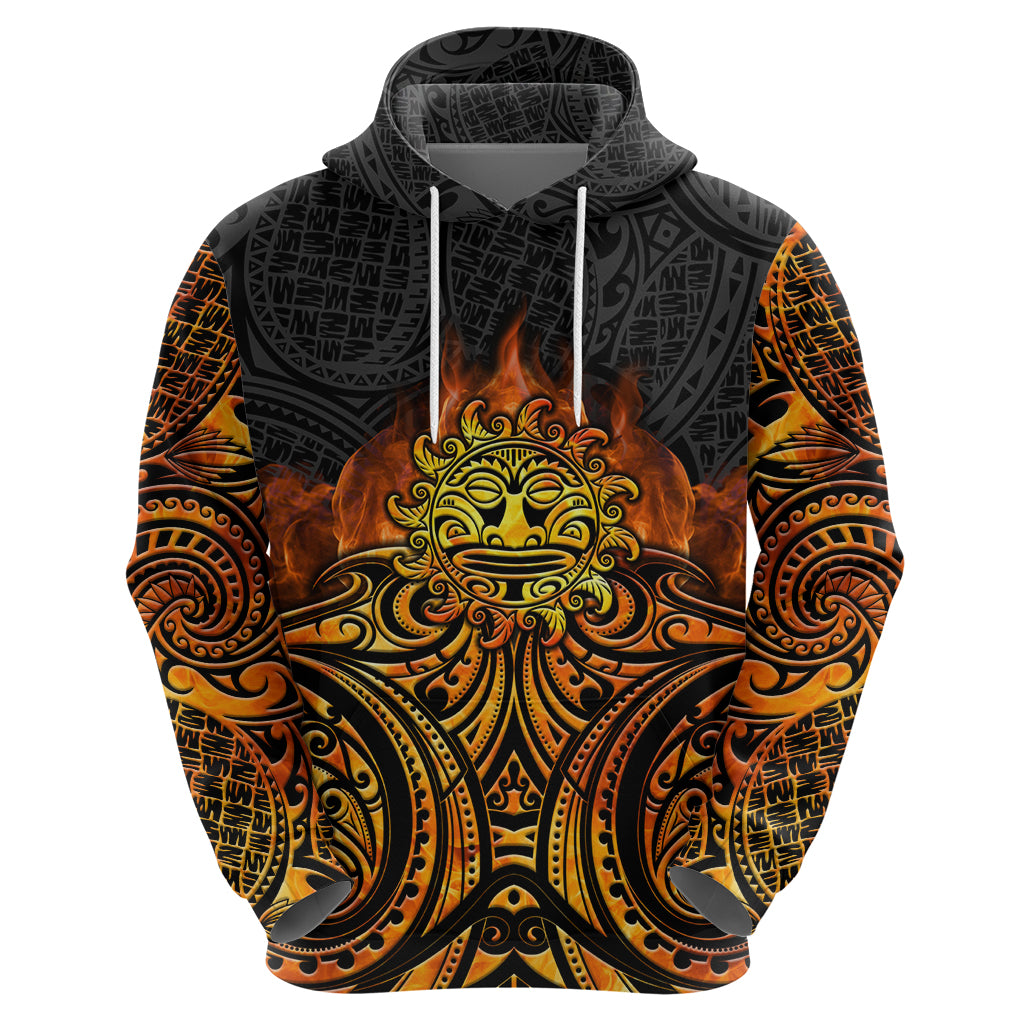 New Zealand Tamanuitera The Sun Hoodie Maori Pattern LT05 - Polynesian Pride