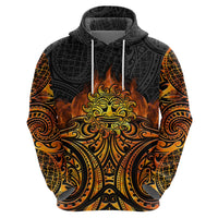 New Zealand Tamanuitera The Sun Hoodie Maori Pattern LT05 - Polynesian Pride