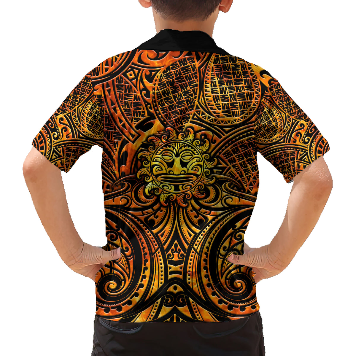 New Zealand Tamanuitera The Sun Kid Hawaiian Shirt Maori Pattern LT05 - Polynesian Pride