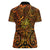 New Zealand Tamanuitera The Sun Women Polo Shirt Maori Pattern