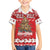 Personalised New Zealand Christmas In July Kid Hawaiian Shirt Maori Kiwi Xmas Tree - Red