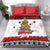 New Zealand July Christmas Bedding Set Maori Kiwi Xmas Tree - White