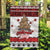 New Zealand July Christmas Garden Flag Maori Kiwi Xmas Tree - White