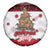 New Zealand July Christmas Spare Tire Cover Maori Kiwi Xmas Tree - White