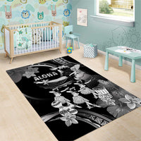 Hawaii Beautiful Hula Dancers Area Rug With Ipu Keke And Pahu Drum LT05 - Polynesian Pride