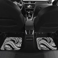 Hawaii Beautiful Hula Dancers Car Mats With Ipu Keke And Pahu Drum LT05 Set 2pcs - Back Black - Polynesian Pride