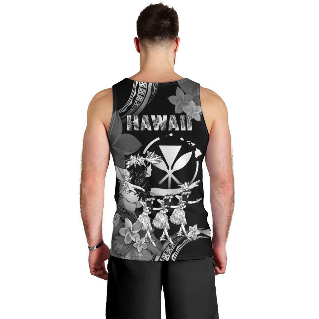 Hawaii Beautiful Hula Dancers Men Tank Top With Ipu Keke And Pahu Drum LT05 - Polynesian Pride