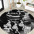 Hawaii Beautiful Hula Dancers Round Carpet With Ipu Keke And Pahu Drum