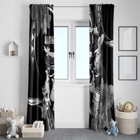 Hawaii Beautiful Hula Dancers Window Curtain With Ipu Keke And Pahu Drum LT05 - Polynesian Pride