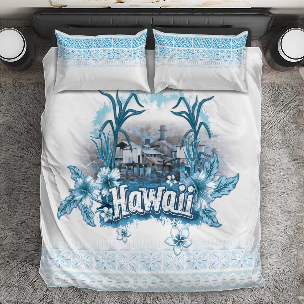 Hawaii Sugar Plantation Bedding Set With Hawaiian Tapa Pattern