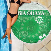 Cook Islands Maori Language Week Beach Blanket Pacific Tapa Pattern LT05 - Polynesian Pride