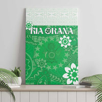 Cook Islands Maori Language Week Canvas Wall Art Pacific Tapa Pattern LT05 - Polynesian Pride