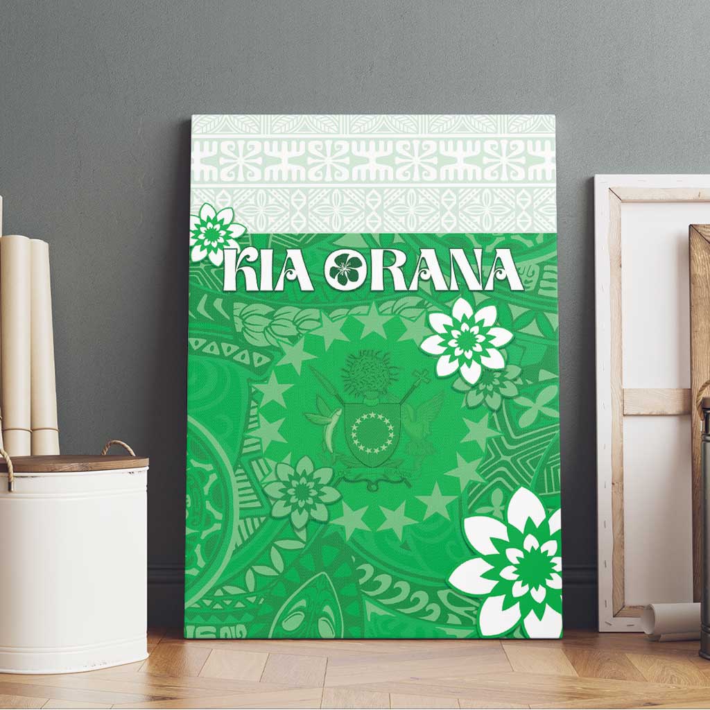 Cook Islands Maori Language Week Canvas Wall Art Pacific Tapa Pattern LT05 - Polynesian Pride