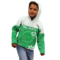 Cook Islands Maori Language Week Kid Hoodie Pacific Tapa Pattern LT05 - Polynesian Pride