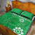 Cook Islands Maori Language Week Quilt Bed Set Pacific Tapa Pattern