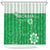 Cook Islands Maori Language Week Shower Curtain Pacific Tapa Pattern